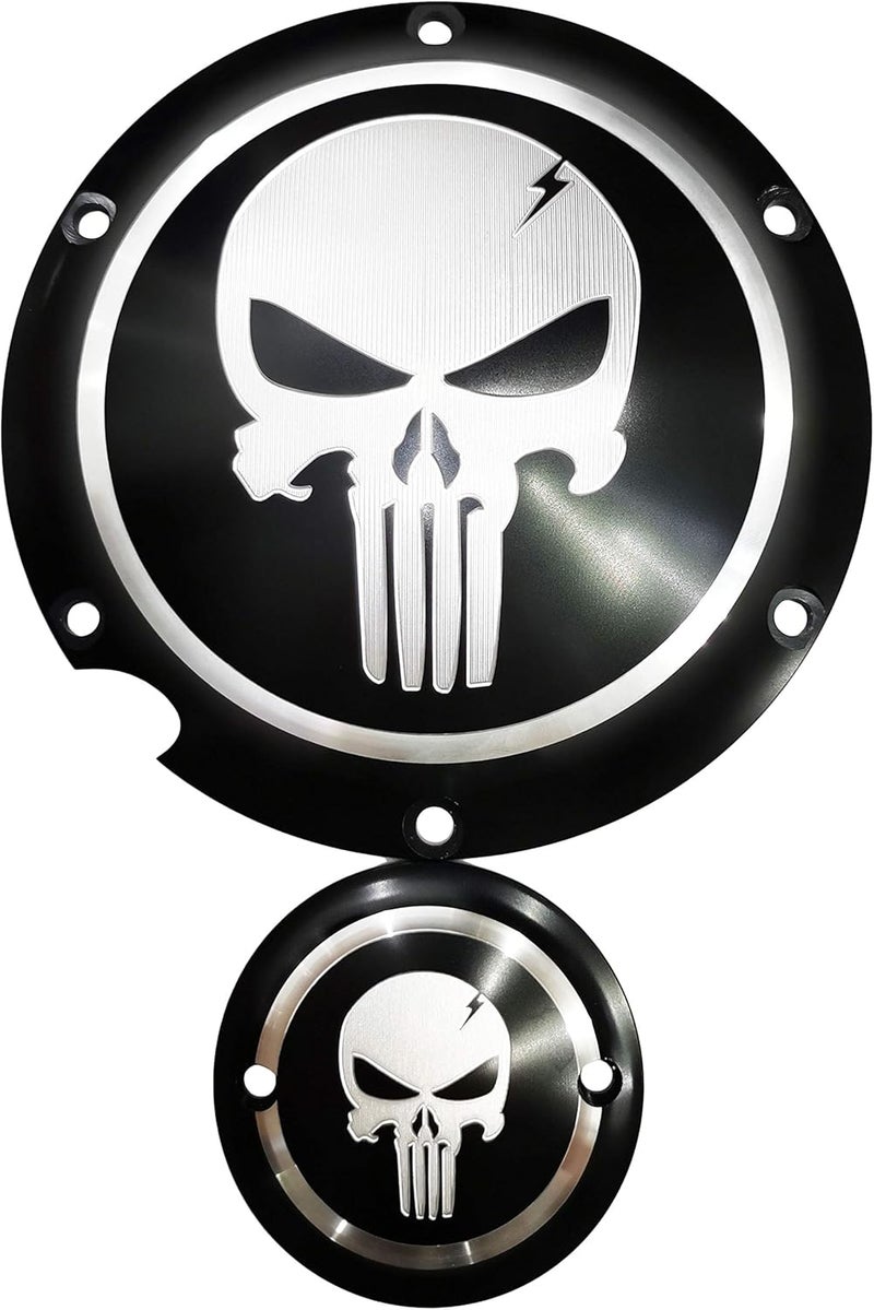 Yarmile Motorcycle Derby Cover Aluminum Derby Cover Engine Timing Timer Cover Compatible with for Harley Davidson Sportster Iron XL883 1200 Forty Eight Seventy Two 48 72 Nightster Roadster 2004-2019 (Black) - Image 4